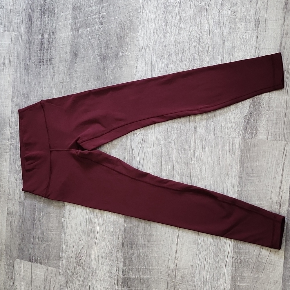Lululemon Maroon leggings size 6